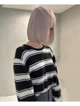 ペレ アネックス 大阪梅田茶屋町店(PELE ANNEX) イメチェン/ピンクベージュ/アンブレラカラー/前髪/梅田