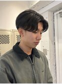 流れるセンターパート
