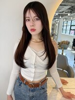 マリアバイアフロート(Maria by AFLOAT)&nbsp;【山田】シースルーバングレイヤーハッシュカットストレート