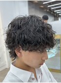 シャドウパーマ/無造作パーマ/メンズマッシュ