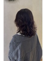 ブッシュ ユメリア徳重店(BUSH)&nbsp;【コテ巻き風パーマ】ミディアムカール