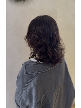ブッシュ ユメリア徳重店(BUSH) 【コテ巻き風パーマ】ミディアムカール