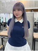 ココアベージュ/オリーブグレー/小顔/黒髪/クラゲヘアー/原宿