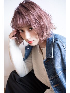 エイト 三軒茶屋店(EIGHT) 【EIGHT 三軒茶屋】ミニボブ×ラベンダーピンクアッシュ2