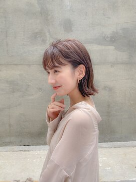 ロンドアジュール 横浜(Lond azur) 【阿部もえる】ぱつっとボブスタイル