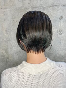 ユアーズヘア 日吉店(youres hair) 丸みショート　マッシュショート　セクションハイライト