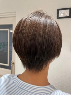 エクリ シセイドウ 麻布十番店(equri×SHISEIDO) 【麻布十番】大人スッキリハンサムショート