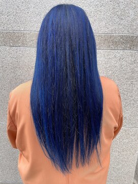 ビーハイブ ギフト(BeeHIVE GIFT) 派手髪ブルーロング