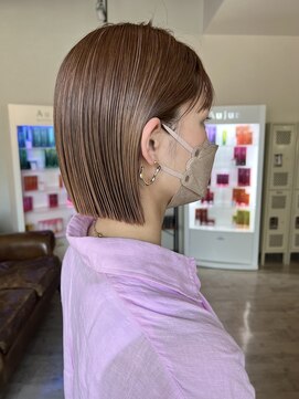 ディコ(Dico) Hona hair ☆ ピンクベージュ×ボブ