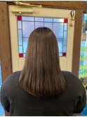 暗髪/アッシュカラー/透明感カラー/20代/30代
