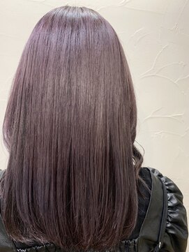 ヘアーハピネス ハート(hair happiness heArt) 30代40代ナチュラルブリーチなしピンク美肌透明感肩ライン