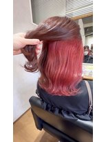 ビスイル 秋葉原店(Vis ill) インナーカラー/ラベンダー/ピンク/透明感/小顔/美肌/波巻き