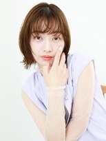 テトテ 天王寺店(tetote)&nbsp;くびレイヤー/顔まわりレイヤー /ナチュラルボブ