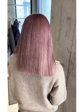 スリールヘアー(suri-ru hair) ☆ペールピンク☆（担当トモ）