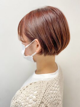 バブルス 新所沢店(BUBBLES) ショートボブ×ピンクアッシュ