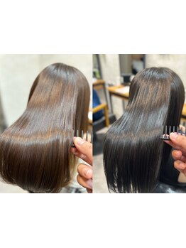 「お客様の魅力を引き出すには妥協は出来ない」そんな想いと共にお客様に寄り添い、髪への手助けを。