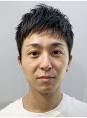 スパイキーショートビジネスショートツイストパーマ刈り上げ☆
