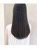 【静かに過ごしたい方◎】カット+縮毛矯正+サラ艶・髪質改善TR   ￥26000