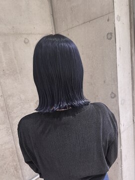 リビンバイアフロート(Livin by afloat) 切りっぱなしロブ　ブリーチ　ネイビーブルー　おおたかの森