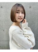 シースルーバングの大人ボブ【銀座/有楽町】30代40代50代