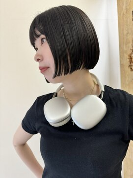 バイオレット ナゴヤ(Violet Nagoya) ミニボブ ぱつっとボブ 顎ラインボブ ぱっつん前髪 HR-12