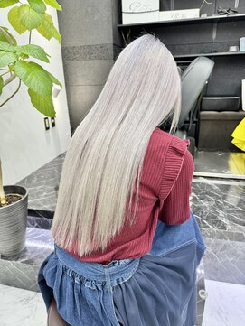 チュダック(ChuDuck) 韓国風《ペールシルバー》ハイトーン/ケアブリーチ/ダブルカラー