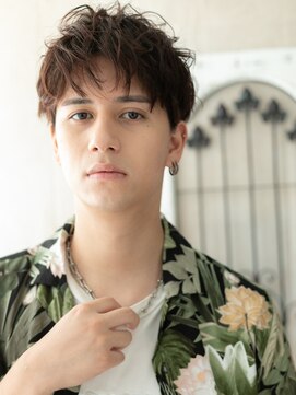 モッズヘアー メン 戸田公園店(mod's hair men) ニュアンスパーマツーブロックマッシュf戸田公園