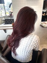ヘアーアジール(hair agir)&nbsp;ブリーチ無し艶髪暖色カラー×レイヤーカット