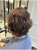 レイヤーボブ　パーマヘアスタイル　(銀座)