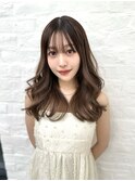 前髪顔まわり韓国ヘアレイヤーカットサイドバンク2wayバンク韓国