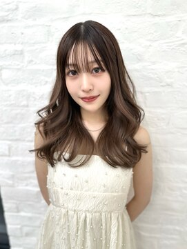 アマトウキョウ アユンチェ(AMA TOKYO×AYUNCHE) 前髪顔まわり韓国ヘアレイヤーカットサイドバンク2wayバンク韓国