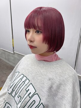 リミットバイアフィナー 大宮店(limit by Afinar) ボブ/姫カット/ワインレッド