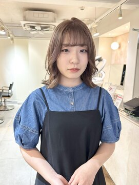 テトラ バイ ネオリーブ 横浜西口店(tetra by neolive) 顔周りカット　韓国レイヤー　ボブ　ブリーチ　横浜