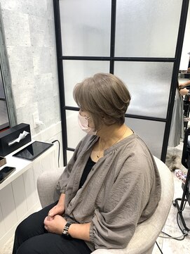 イーズ バイ インス(Yeeee.s by INCE) 白髪ぼかし/白髪改善カラー/ショート/透明感カラー/脱白髪染め