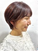 【ルチュラ林】ショートカット×暖色系カラーで可愛さup♪