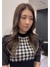 【髪質改善】デザインカット×カシミヤプレミアムカラー×カシミヤ６stepTR