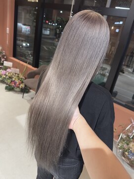 モアナ バイ ラナ 上小田井(MoanA BY LANA) ハイトーンカラー  ブリーチ グレージュ