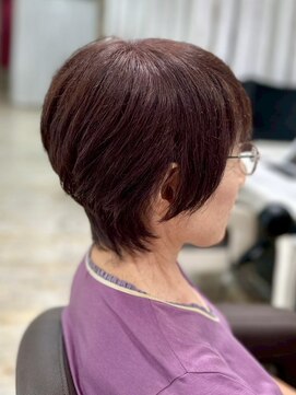 ガーデン 西川田店(garden) 宇都宮ショートボブくびれショートイルミナカラー顔周りレイヤー