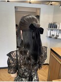 艶感ハーフアップ♪/梅田美容室/金城二千夏