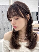 エジョン 三鷹店(Aejon)&nbsp;三鷹レイヤーカット韓国ダブルカラー顔周り前髪カットボブ