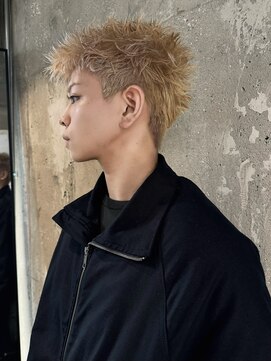 オルカ(ORCA) ニュアンスパーマ スパイキーショート ダウンバング men's