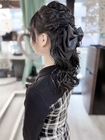 リモア(L I M O A)&nbsp;編み込みハーフアップ