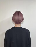 ハイトーンピンク　ショート