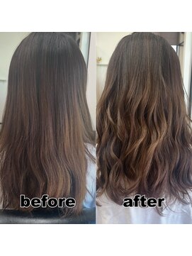 モンド ヘアクリエーション 西田店(monde hair creation) 【monde】before × after × 髪質改善