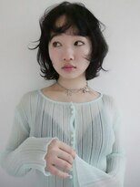 ローレン(LOREN) イメチェン/ホワイトブロンド/外ハネボブ/ワイドバング/栄/久屋