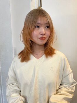 パーク 福岡天神西通り店(parc)の写真/ハイトーンでもツヤのある髪になれると口コミで話題の天神大名の人気美容院♪透明感カラーならparc西通りへ