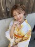 浴衣着付けヘアセット　4000円　現金のみ
