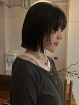 ライン(LINE)&nbsp;ボブ/レイヤーボブ/暗髪/髪質改善