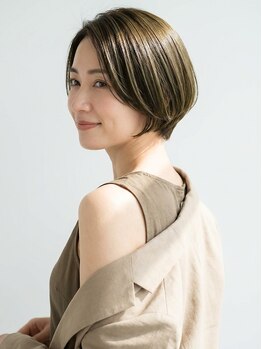 ティータ(teeta)の写真/【脱白髪染め】白髪ぼかし極細ハイライト♪夏の退色をカバーして上品な大人秋髪へ♪【武蔵小杉】