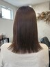 【季節の変わり目もまとまる髪へ◎】カット+ストレートパーマ¥15000→¥14800